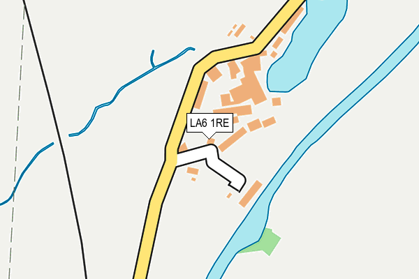 LA6 1RE map - OS OpenMap – Local (Ordnance Survey)