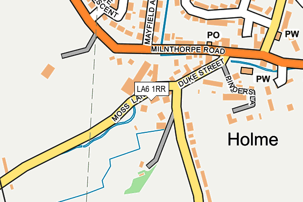 LA6 1RR map - OS OpenMap – Local (Ordnance Survey)