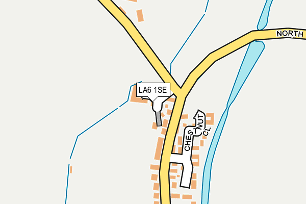 LA6 1SE map - OS OpenMap – Local (Ordnance Survey)