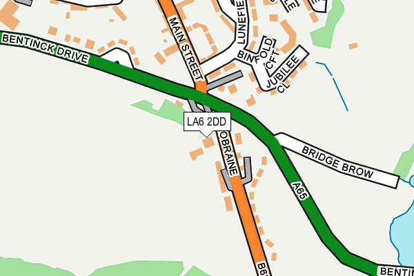 LA6 2DD map - OS OpenMap – Local (Ordnance Survey)