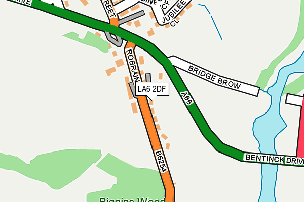 LA6 2DF map - OS OpenMap – Local (Ordnance Survey)