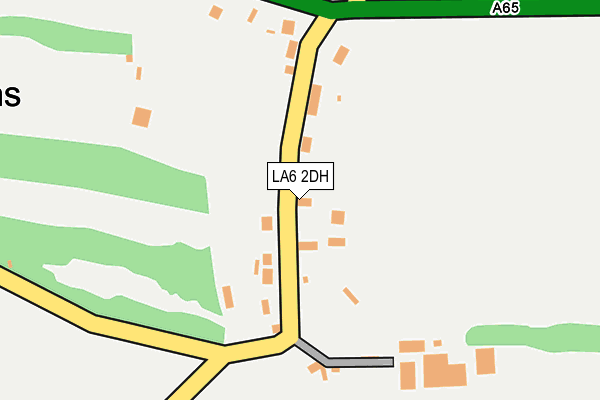 LA6 2DH map - OS OpenMap – Local (Ordnance Survey)