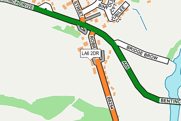 LA6 2DR map - OS OpenMap – Local (Ordnance Survey)