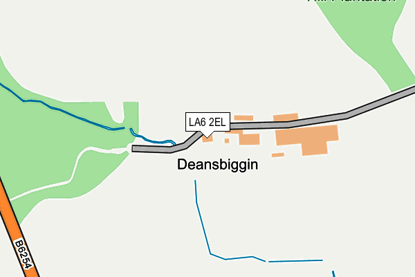 LA6 2EL map - OS OpenMap – Local (Ordnance Survey)