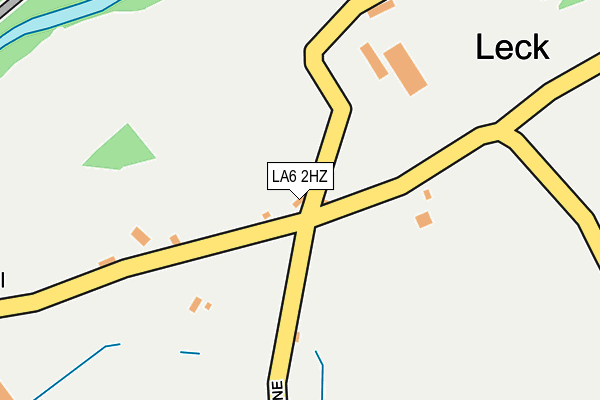 LA6 2HZ map - OS OpenMap – Local (Ordnance Survey)