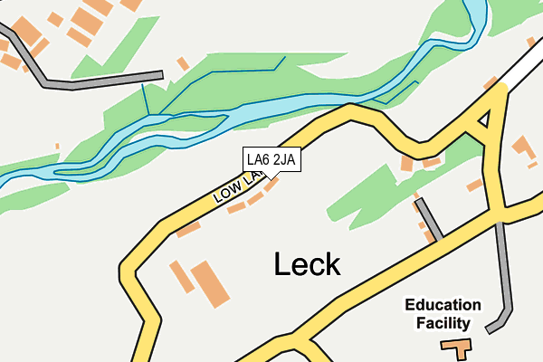 LA6 2JA map - OS OpenMap – Local (Ordnance Survey)