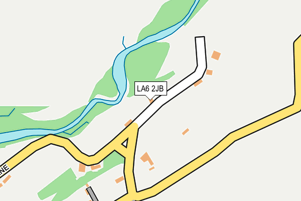 LA6 2JB map - OS OpenMap – Local (Ordnance Survey)