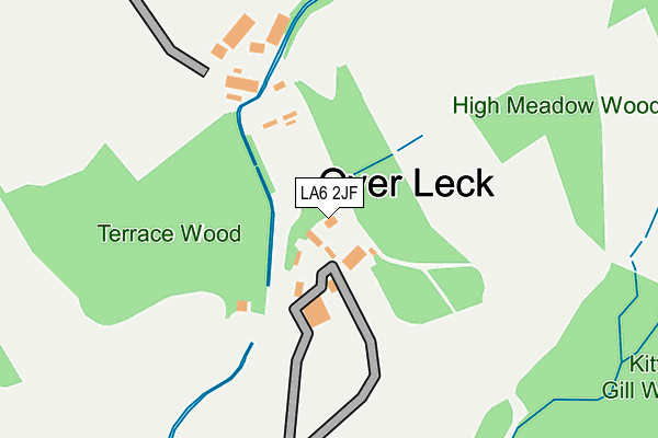 LA6 2JF map - OS OpenMap – Local (Ordnance Survey)