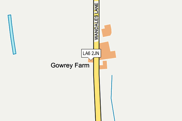 LA6 2JN map - OS OpenMap – Local (Ordnance Survey)