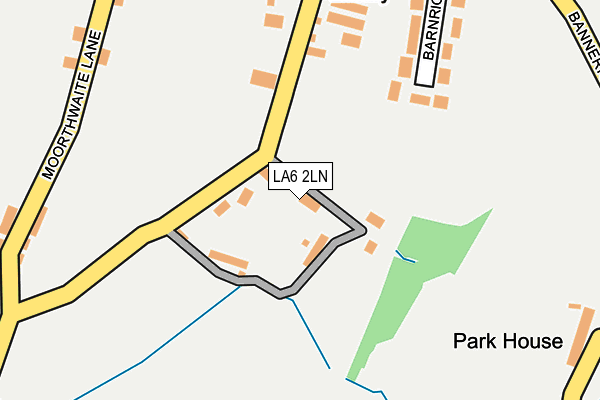 LA6 2LN map - OS OpenMap – Local (Ordnance Survey)