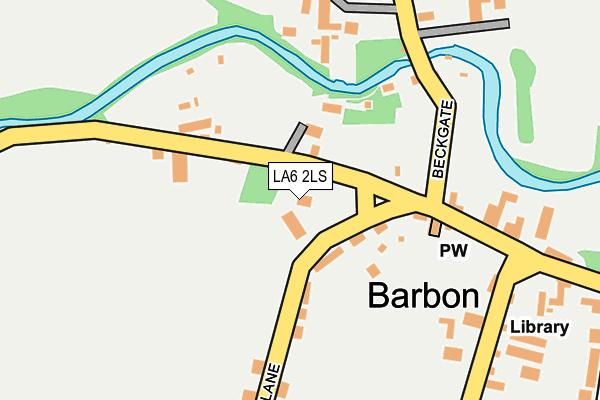LA6 2LS map - OS OpenMap – Local (Ordnance Survey)