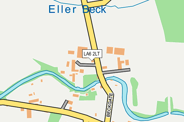 LA6 2LT map - OS OpenMap – Local (Ordnance Survey)