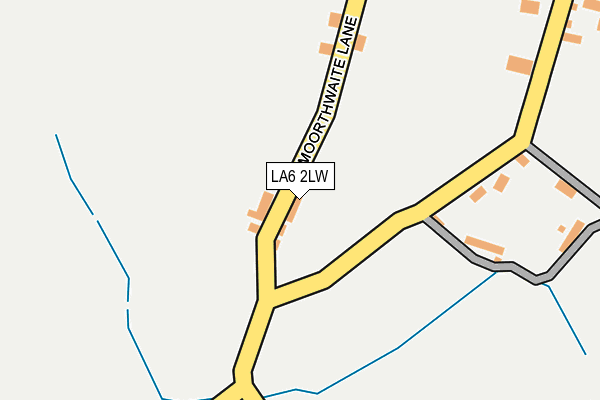 LA6 2LW map - OS OpenMap – Local (Ordnance Survey)