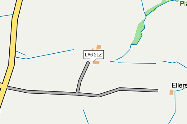 LA6 2LZ map - OS OpenMap – Local (Ordnance Survey)