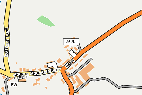 LA6 2NL map - OS OpenMap – Local (Ordnance Survey)
