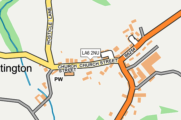 LA6 2NU map - OS OpenMap – Local (Ordnance Survey)