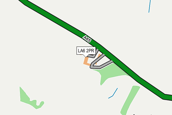 LA6 2PR map - OS OpenMap – Local (Ordnance Survey)