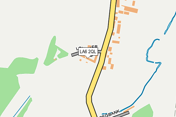 LA6 2QL map - OS OpenMap – Local (Ordnance Survey)