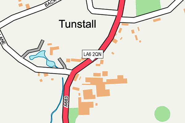 LA6 2QN map - OS OpenMap – Local (Ordnance Survey)