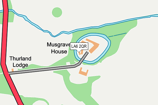 LA6 2QR map - OS OpenMap – Local (Ordnance Survey)