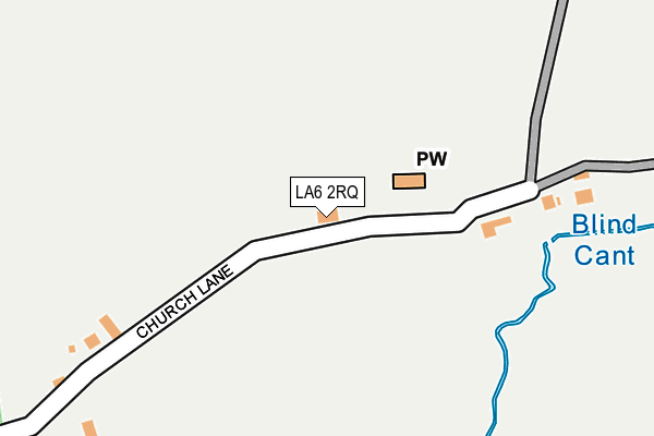 LA6 2RQ map - OS OpenMap – Local (Ordnance Survey)