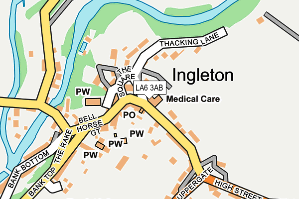 Map of INGLEBOROUGH NURSING HOME LLP at local scale