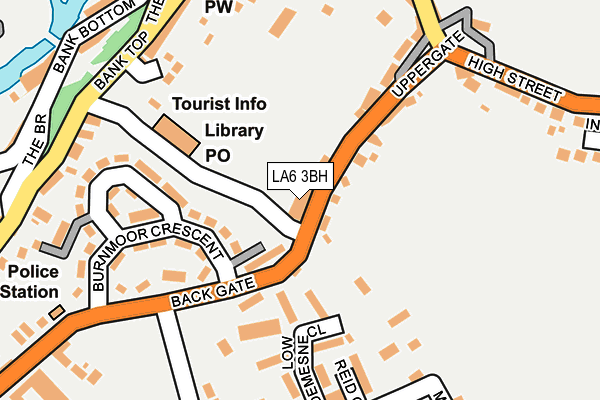 LA6 3BH map - OS OpenMap – Local (Ordnance Survey)