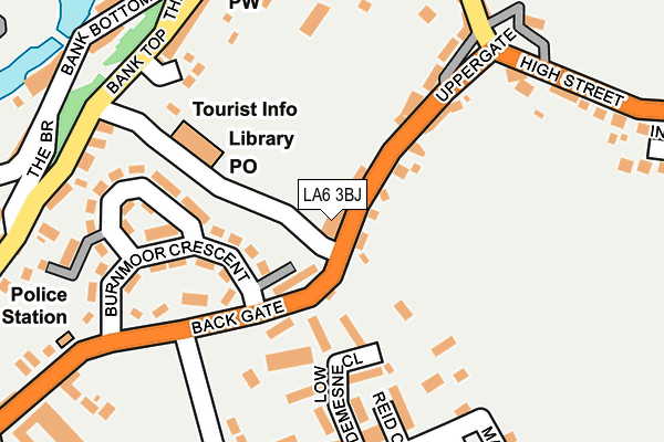 LA6 3BJ map - OS OpenMap – Local (Ordnance Survey)