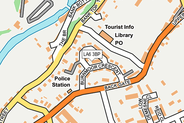 LA6 3BP map - OS OpenMap – Local (Ordnance Survey)