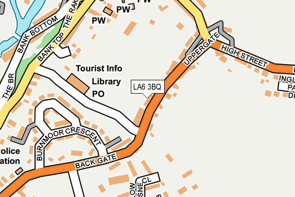 LA6 3BQ map - OS OpenMap – Local (Ordnance Survey)