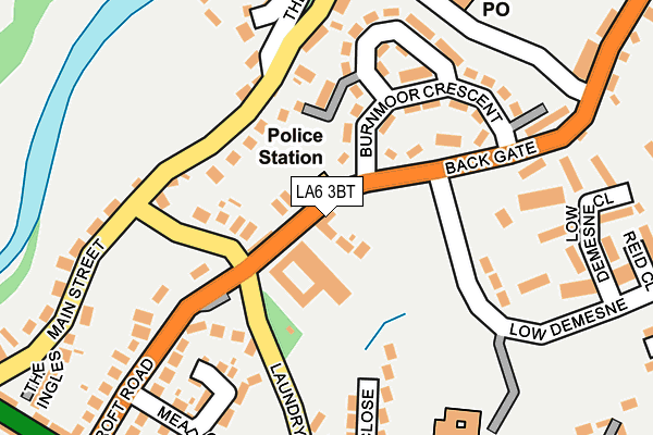 LA6 3BT map - OS OpenMap – Local (Ordnance Survey)