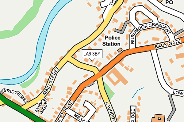 LA6 3BY map - OS OpenMap – Local (Ordnance Survey)