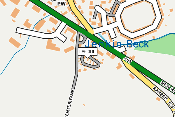 LA6 3DL map - OS OpenMap – Local (Ordnance Survey)