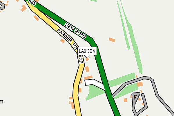 LA6 3DN map - OS OpenMap – Local (Ordnance Survey)