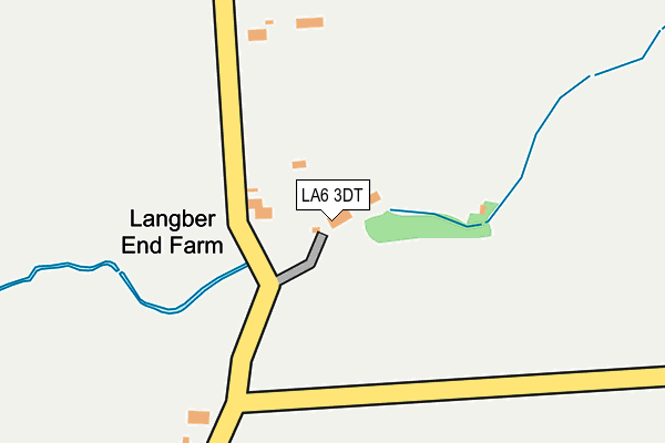 LA6 3DT map - OS OpenMap – Local (Ordnance Survey)