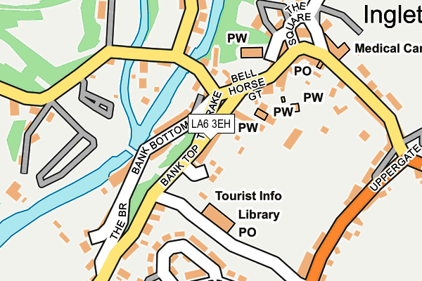 LA6 3EH map - OS OpenMap – Local (Ordnance Survey)