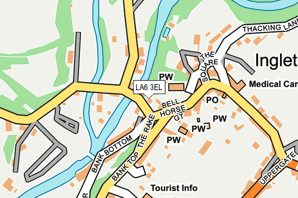 LA6 3EL map - OS OpenMap – Local (Ordnance Survey)