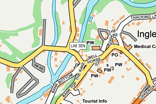 LA6 3EN map - OS OpenMap – Local (Ordnance Survey)