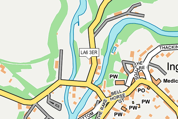 LA6 3ER map - OS OpenMap – Local (Ordnance Survey)