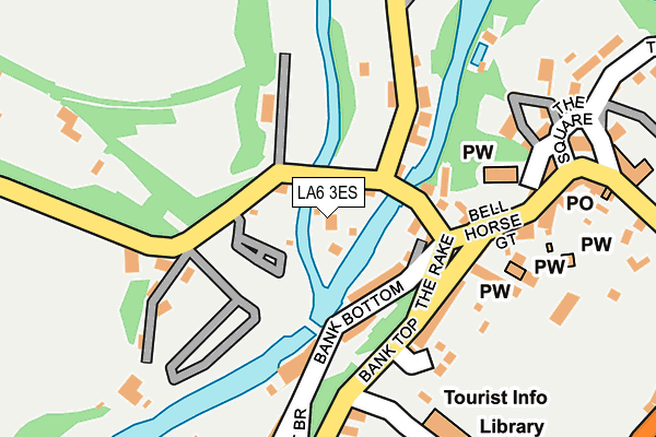 LA6 3ES map - OS OpenMap – Local (Ordnance Survey)