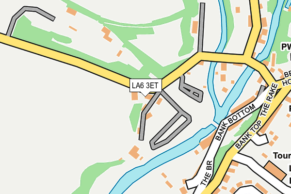 LA6 3ET map - OS OpenMap – Local (Ordnance Survey)