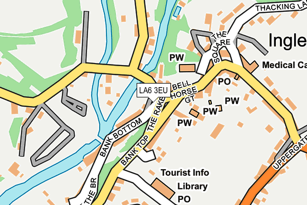 LA6 3EU map - OS OpenMap – Local (Ordnance Survey)