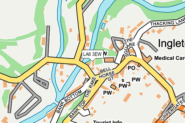 LA6 3EW map - OS OpenMap – Local (Ordnance Survey)