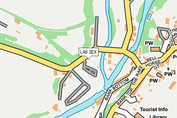 LA6 3EX map - OS OpenMap – Local (Ordnance Survey)