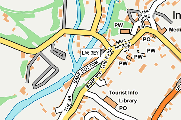 LA6 3EY map - OS OpenMap – Local (Ordnance Survey)