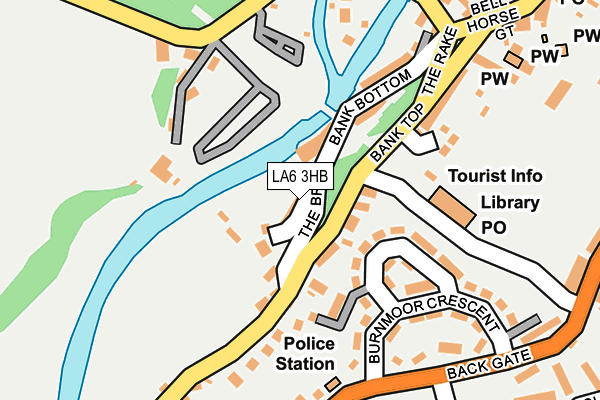 LA6 3HB map - OS OpenMap – Local (Ordnance Survey)