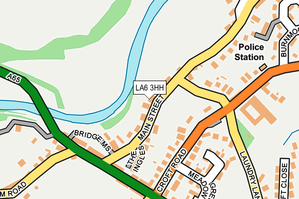 LA6 3HH map - OS OpenMap – Local (Ordnance Survey)