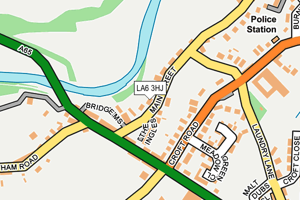 LA6 3HJ map - OS OpenMap – Local (Ordnance Survey)