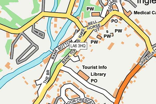 LA6 3HQ map - OS OpenMap – Local (Ordnance Survey)