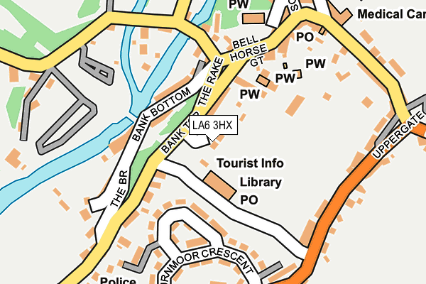 LA6 3HX map - OS OpenMap – Local (Ordnance Survey)